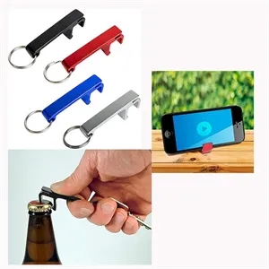 Bottle Opener Keychain Ring With Phone Holder
