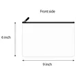 Full Color Sublimation Canvas Zipper Pouch | https://www.bestnamebadges.com