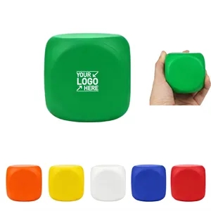 Dice-shaped PU Stress Ball