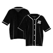 Classic Athletic Mesh Full Button Baseball Jersey | https://www.bestnamebadges.com