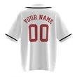 Classic Athletic Mesh Full Button Baseball Jersey | https://www.bestnamebadges.com