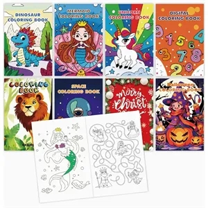 Kids Cartoon Coloring Drawing Book