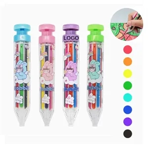 8 in 1 Rotating Multi-color Crayons