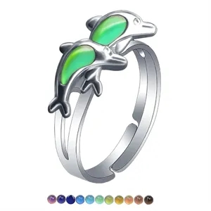 Color Changing Temperature Sensitive Open Ring