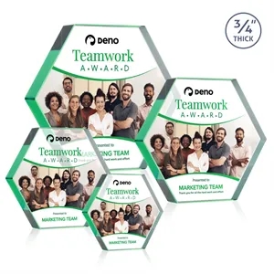 Gilford Hexagon VividPrint™ Award - Emerald
