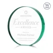 Gainsborough Circle Award - Emerald | https://www.bestnamebadges.com