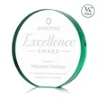 Gainsborough Circle Award - Emerald | https://www.bestnamebadges.com