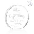Narita Circle Award - Clear | https://www.bestnamebadges.com
