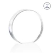 Narita Circle Award - Clear | https://www.bestnamebadges.com