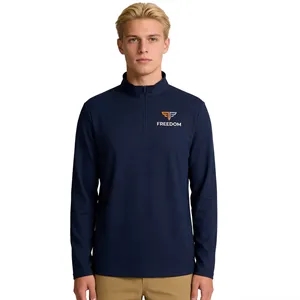 Men's Uv Micro Mesh Quarter Zip Pullover