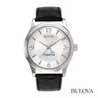 Bulova® Men's Leather Strap Watch | https://www.bestnamebadges.com