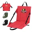 Portable Folding Bleacher Stadium Seat with Back Support | https://www.bestnamebadges.com