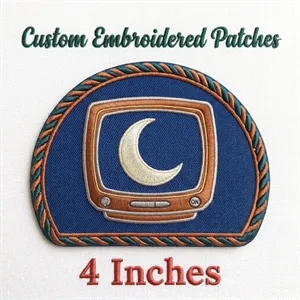 4 inches 100% Embroidered Patch - Sewn on