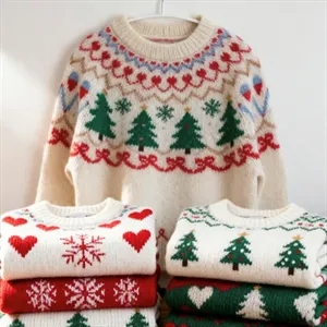 Chic Knitted Christmas Sweater