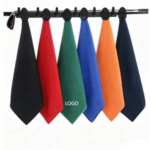 Microfiber Waffle Golf Cleaning Towel with Magnet Clip