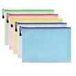 A4 PVC Waterproof Transparent Zipper Document File Bag | https://www.bestnamebadges.com