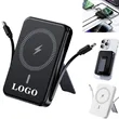 10000mAh Magnetic Wireless Power Bank with Stand | https://www.bestnamebadges.com
