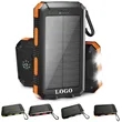 20000mAh Solar Power Bank with Flashlights and Compass | https://www.bestnamebadges.com