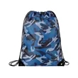 Camo Water-Resistant Drawstring Backpack | https://www.bestnamebadges.com