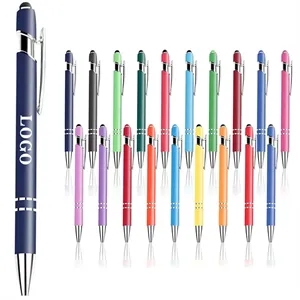 2-in-1 Metal Ballpoint Pen with Stylus