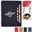 A6 Spiral Notebook with Sticky Notes and Pen | https://www.bestnamebadges.com