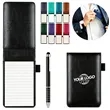 A7 Pocket-Sized Leather Notebook with Pen | https://www.bestnamebadges.com