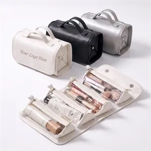 PU Four-in-One Folding Cosmetic Bag