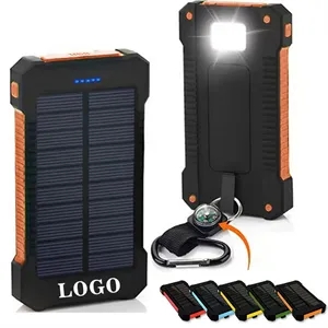 20000mAh Solar Power Bank with Flashlight
