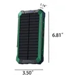 10000mAh Solar Power Bank with Wireless Charging & LED Light | https://www.bestnamebadges.com