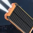 10000mAh Solar Power Bank with Wireless Charging & LED Light | https://www.bestnamebadges.com