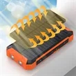 10000mAh Solar Power Bank with Wireless Charging & LED Light | https://www.bestnamebadges.com