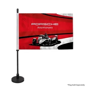17" Large Magnetic Car Flagpole - Hardware only