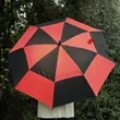 48" Arc Windproof Vented Automatic Umbrella | https://www.bestnamebadges.com