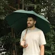 48" Arc Umbrella With Hook Handle | https://www.bestnamebadges.com