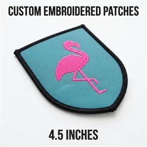 4.5 inches 100% Embroidered Patches - Iron on