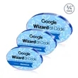 Baldus Oval VividPrint™ Double Sided Award - Blue | https://www.bestnamebadges.com
