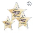 Esna Star VividPrint™ Double Sided Award - Clear | https://www.bestnamebadges.com