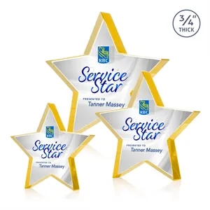 Esna Star VividPrint™ Double Sided Award - Gold