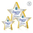 Esna Star VividPrint™ Double Sided Award - Gold | https://www.bestnamebadges.com
