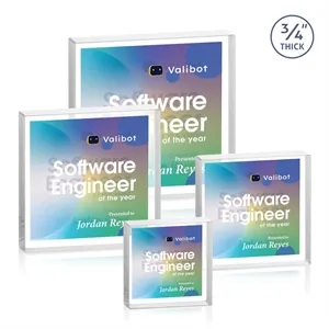 Upton Square VividPrint™ Double Sided Award - Clear