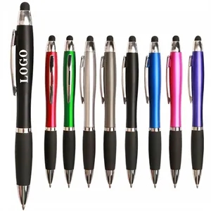 3-in-1 Light-Up Logo Pen with Stylus and Ballpoint