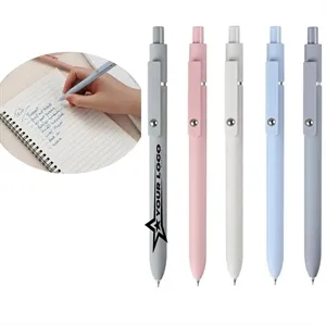 Vintage Morandi 0.5mm Retractable Quick Dry Black Ink Pen