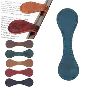 PU Leather DoubleSided Magnetic Book Corner Marker Clip