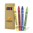Multicolor Wax Crayon Set In Cardboard Box | https://www.bestnamebadges.com
