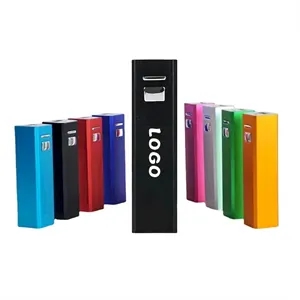 Custom  Square Tube Aluminum Power Bank