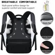 Large Capacity Travel Laptop Backpack with USB Charging Port | https://www.bestnamebadges.com