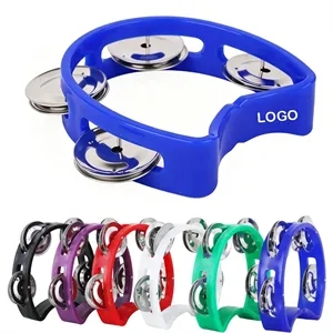 Plastic Percussion Tambourine with 4 Bells