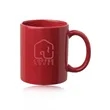 11 oz. Traditional Ceramic Custom Mugs | https://www.bestnamebadges.com