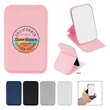 Leatherette Compact Mirror | https://www.bestnamebadges.com
