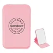 Leatherette Compact Mirror | https://www.bestnamebadges.com